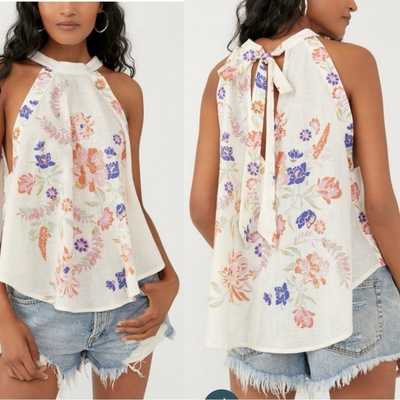 Free People Tops - FREE PEOPLE EMILY TOP. BOHO CHIC, GORGEOUS, FLATTERING, Sz. L. 100% COTTON